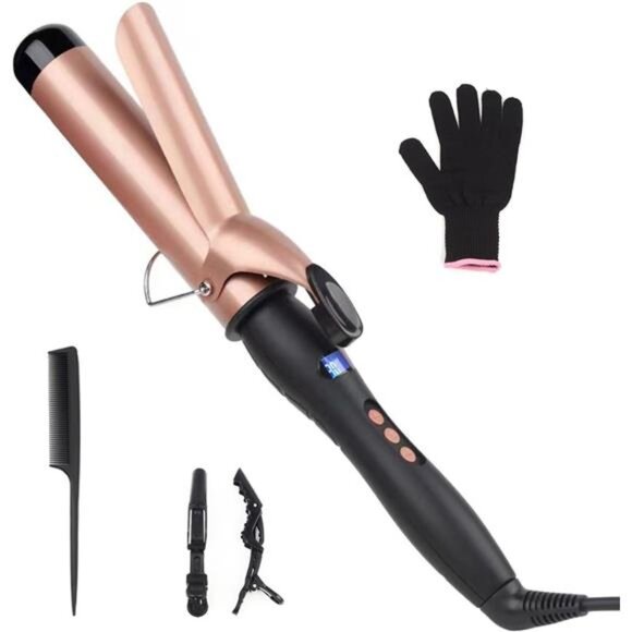 Hair Curling Wand, 1.5Inch Curling Iron, Professional Ceramic Hair Curler Wand - Picture 1 of 8